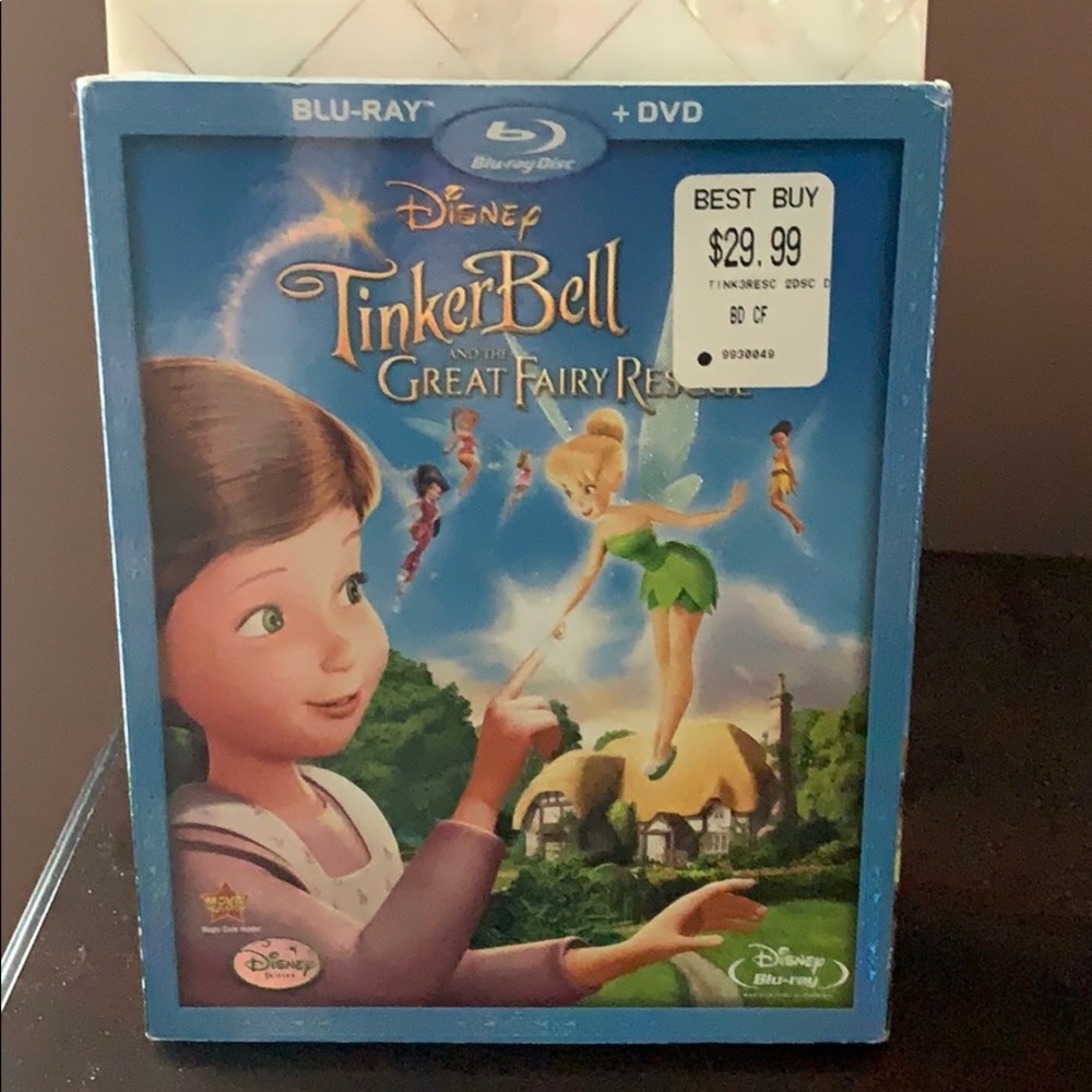 NEW TinkerBell BluRay DVD, Disney